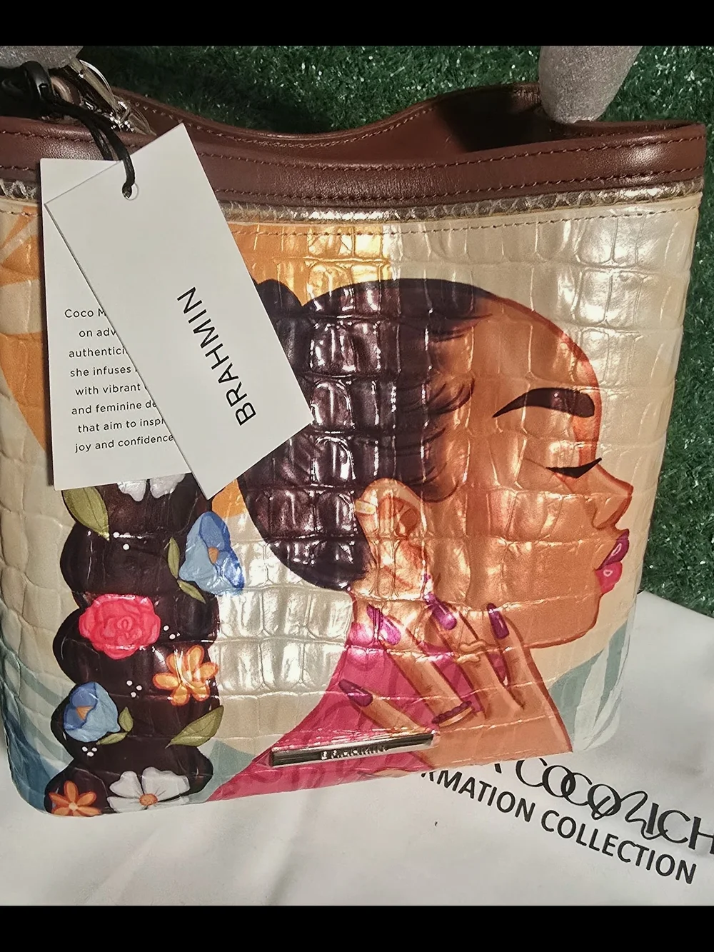 Brahmin Coco Michelle Mini Mod Amelia Ivory Sunkissed Crowned - Picture 2 of 3